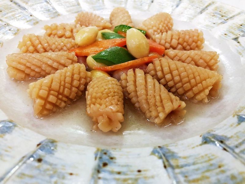 白果炒魷魚