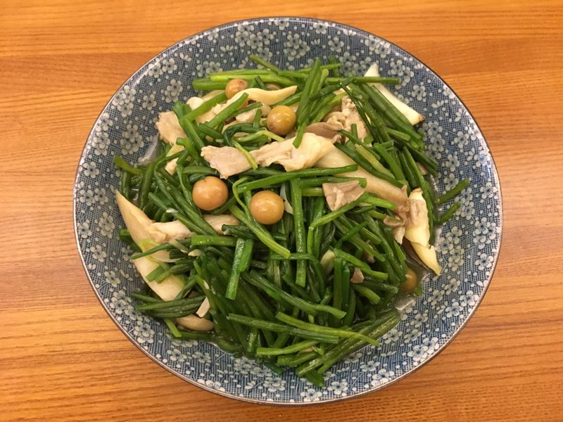 蔭樹子炒水蓮