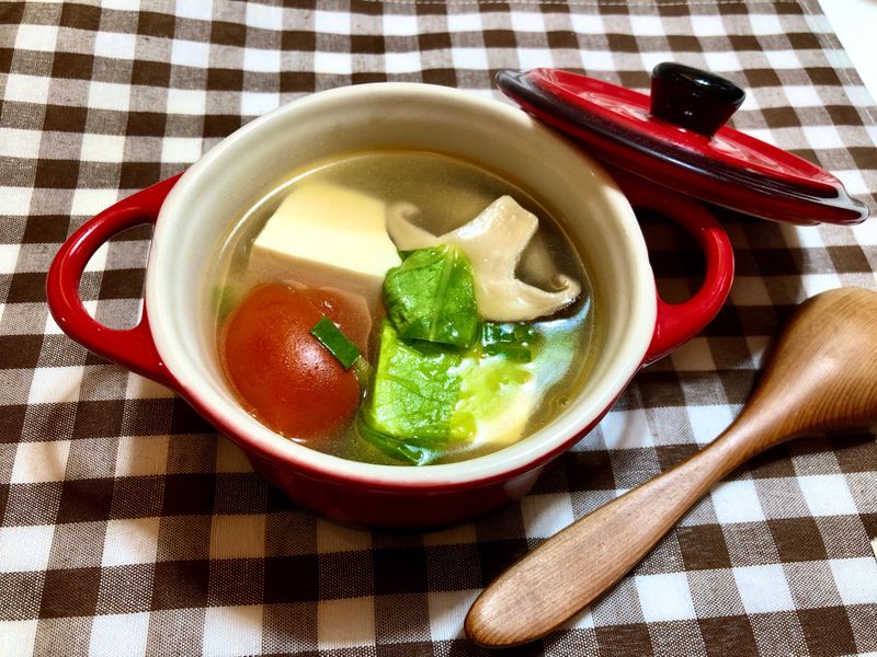 青菜豆腐湯