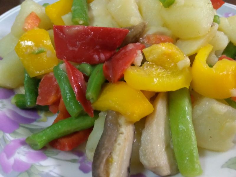 馬鈴薯燴雙菇