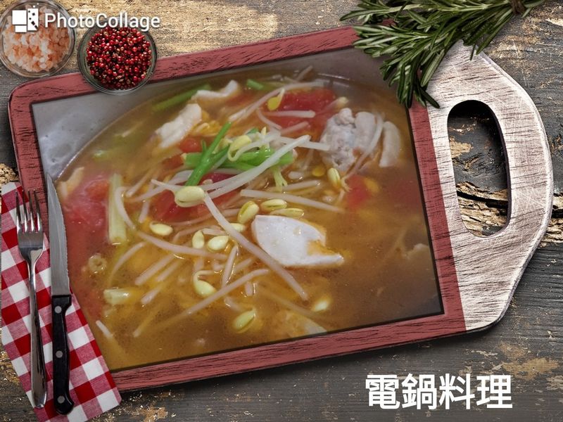 蕃茄豆芽湯