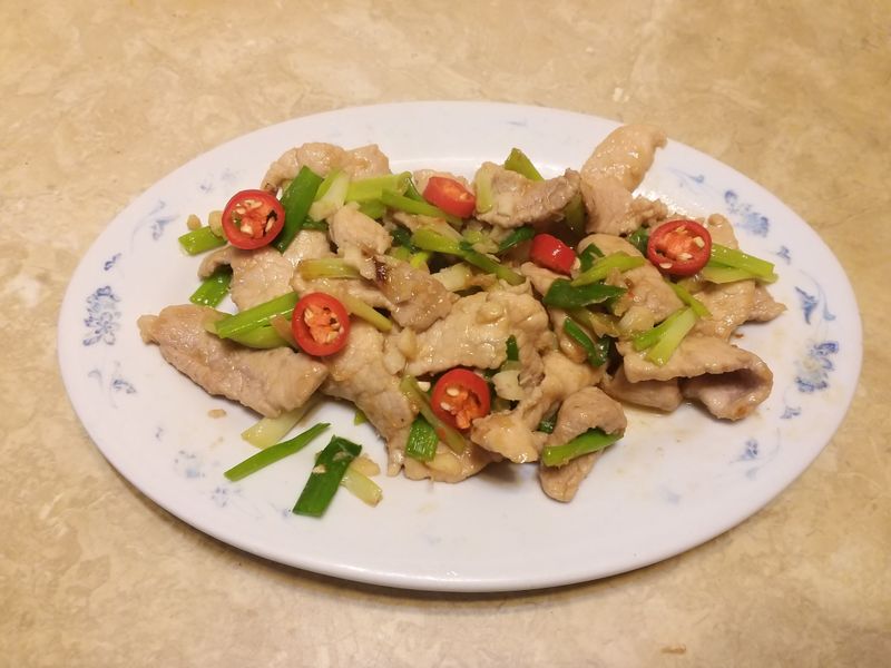蔥爆豬柳