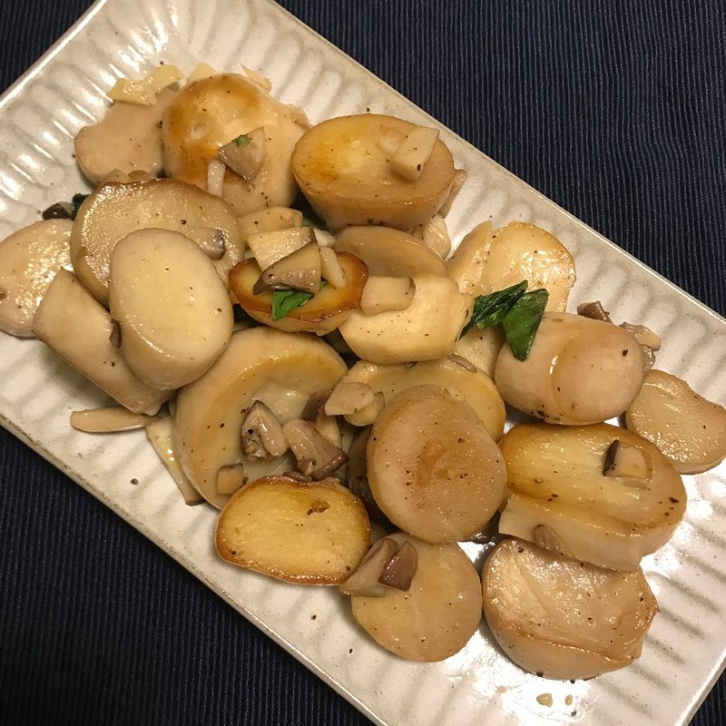 木木作羹湯|奶油九層塔杏鮑菇