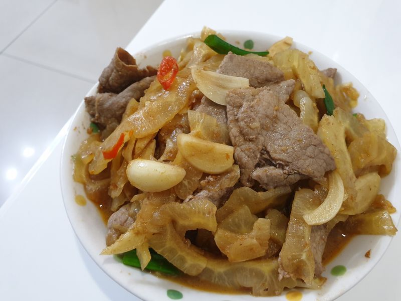 苦瓜炒牛肉