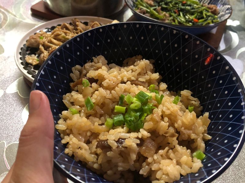 蘿蔔香菇炊飯
