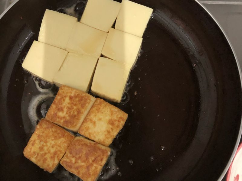 香煎雞蛋豆腐