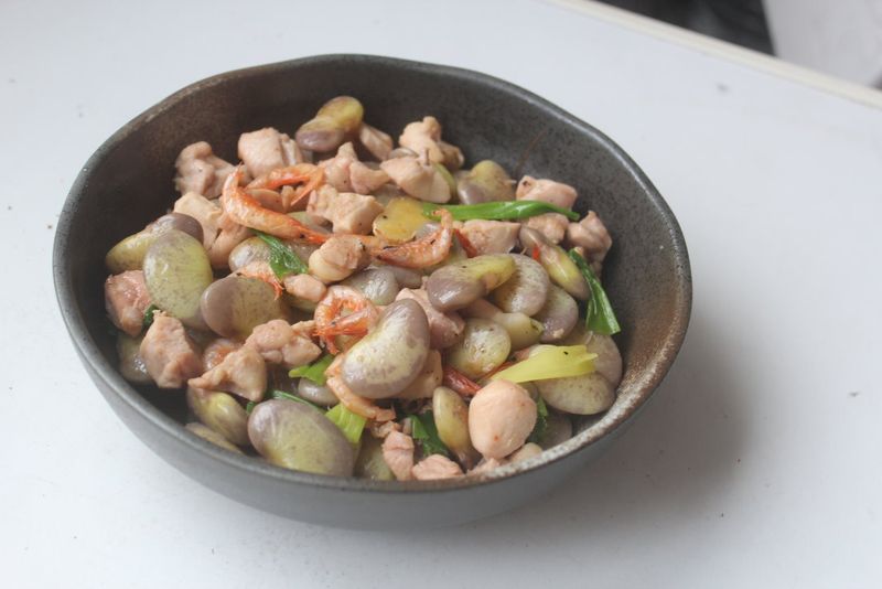 香炒皇帝豆
