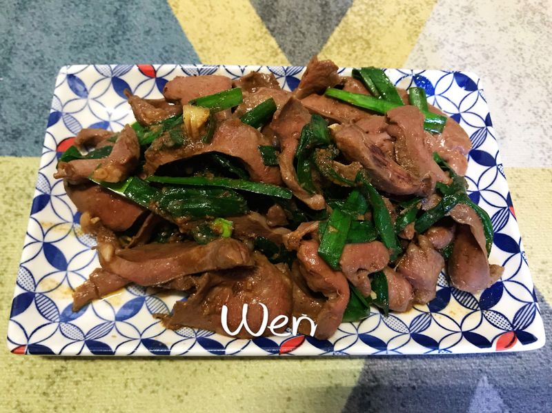沙茶豬心