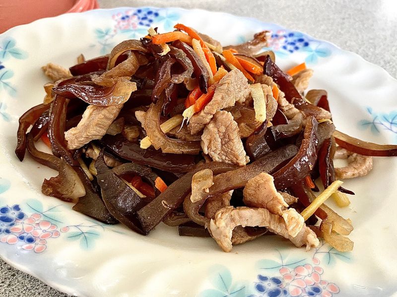 肉絲炒木耳