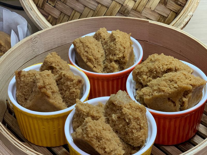 豆漿黑糖發糕