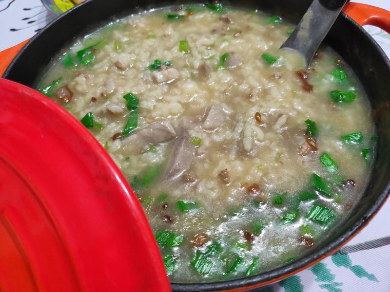lanni 芋頭鹹粥