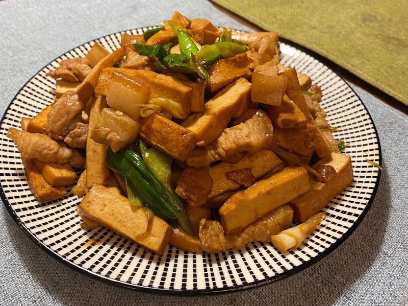 回鍋肉炒豆乾