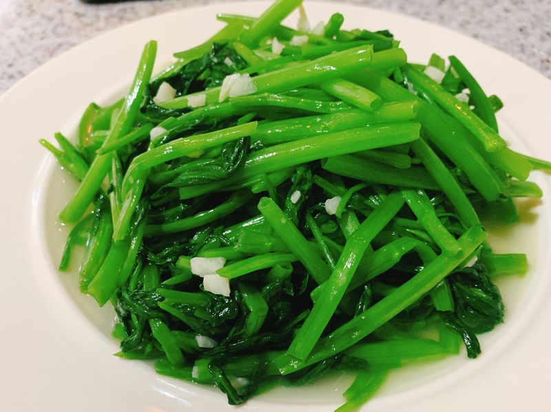 蒜炒空心菜