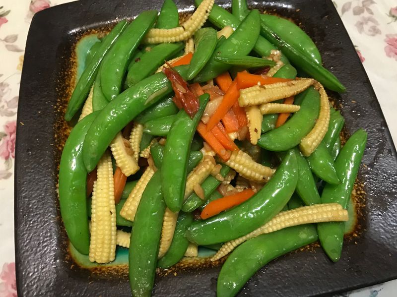 ♡甜豆炒玉米筍♡