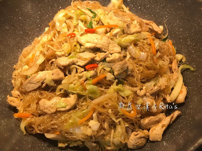 麻辣炒冬粉