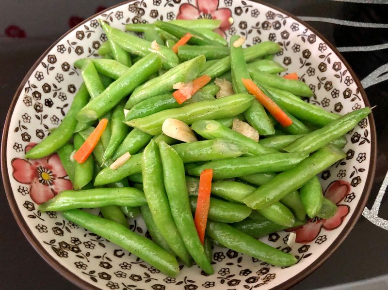 飛利浦萬用鍋-清炒四季豆