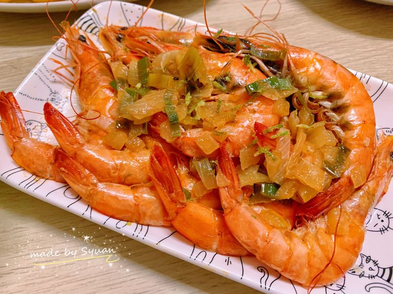 奶油檸檬蝦