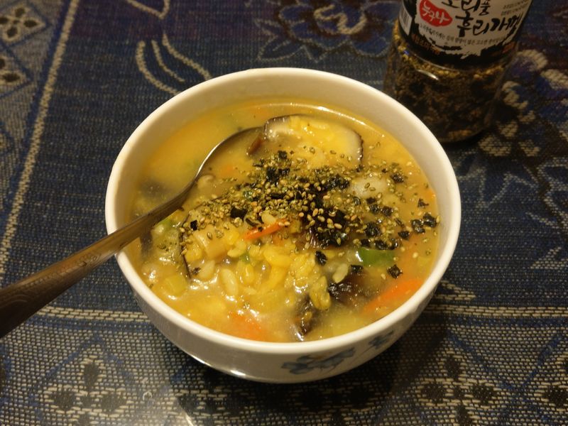 皮蛋蟹肉粥