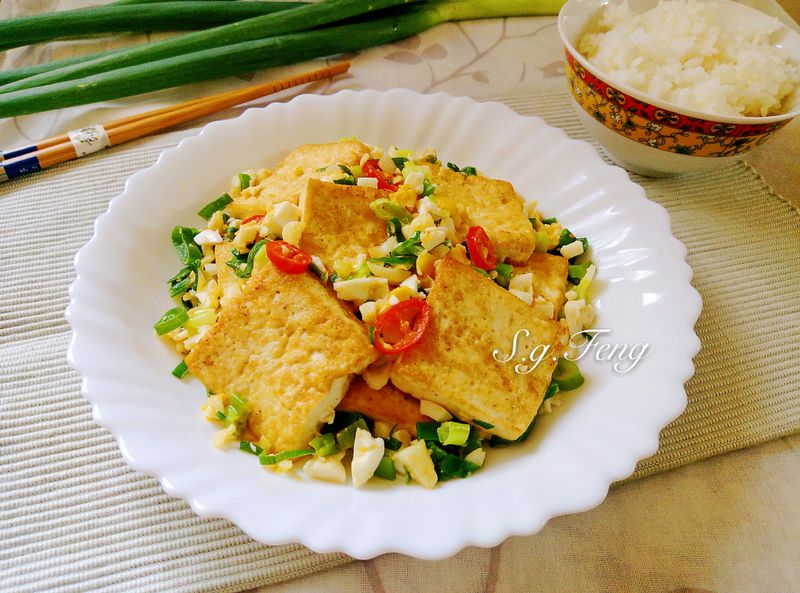 金沙豆腐