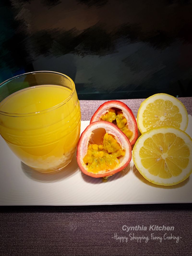 百香果檸檬薏米水（春天來啦！）