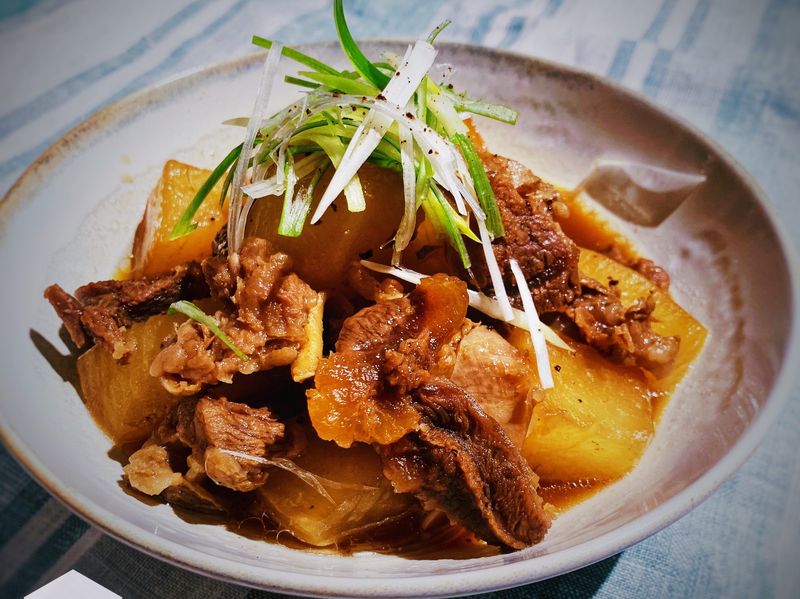 牛肉大根煮(邊角料使用)