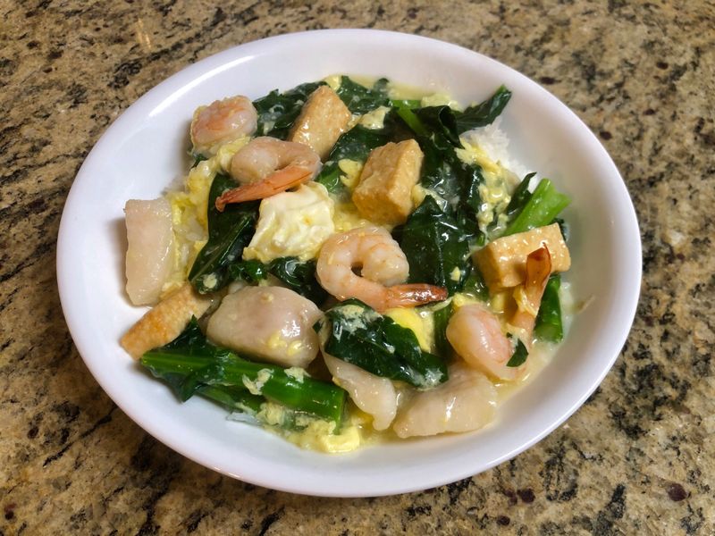 海鮮滑蛋燴飯