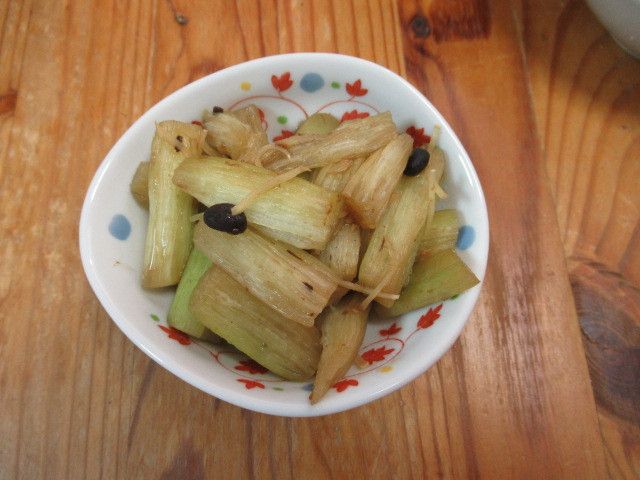 豆豉芋莖