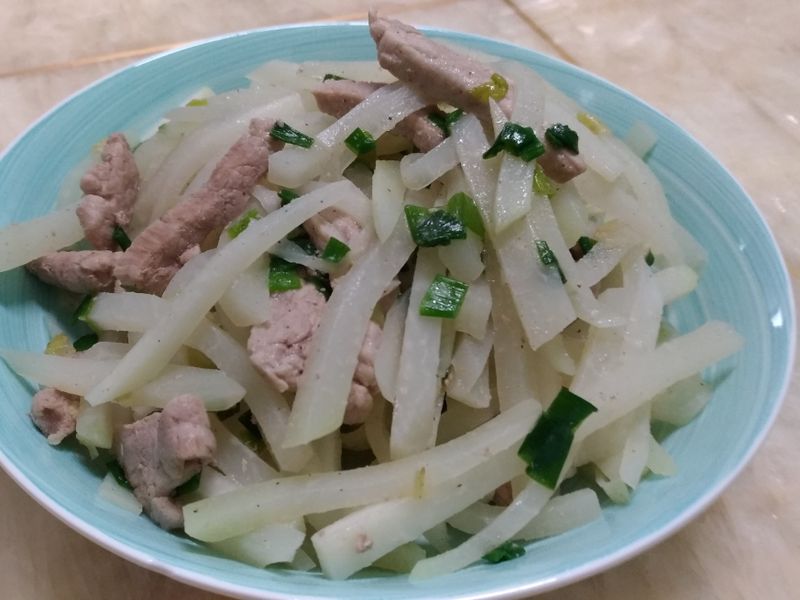 結頭菜炒肉絲