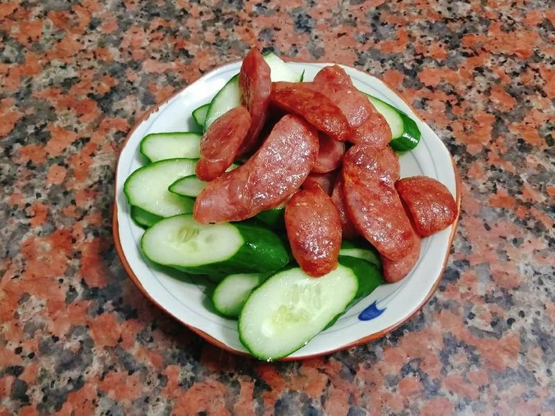 小烤箱烤香腸