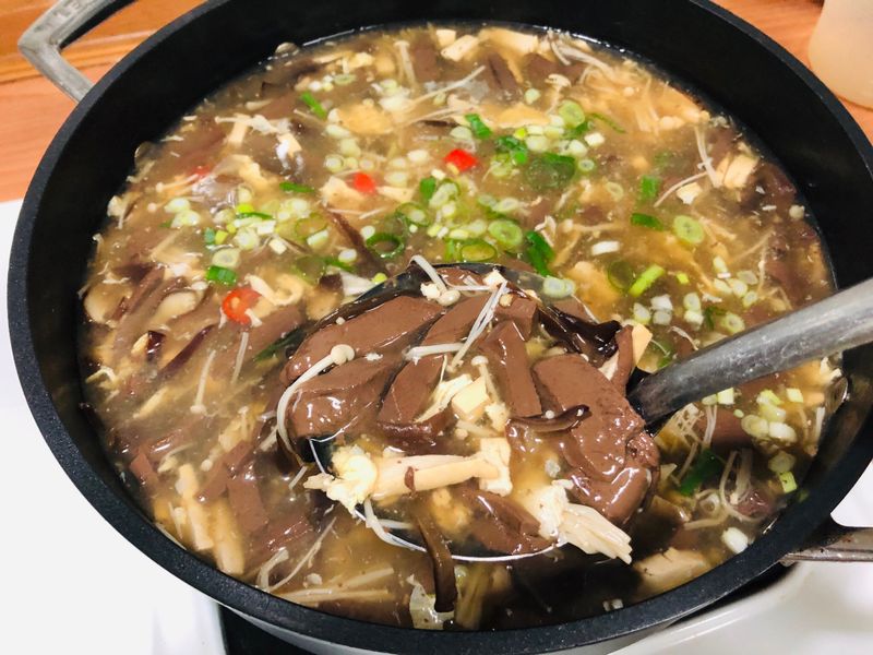 酸辣湯(無紅蘿蔔和筍絲)