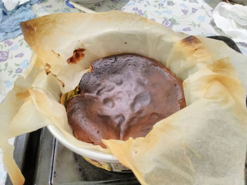 (੭´͈꒳`͈)੭ु抹茶巴斯克乳酪蛋糕