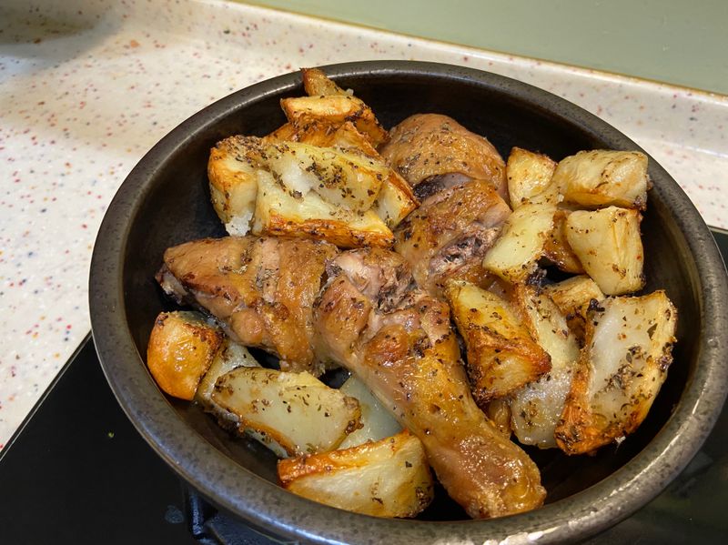 美式烤馬鈴薯雞腿🍗🥔(氣炸鍋)