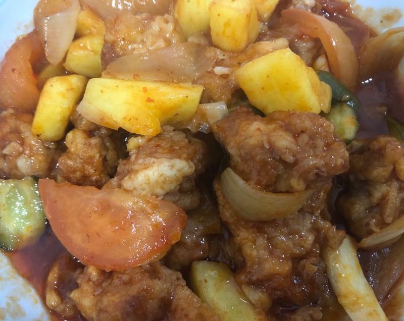 酸甜鸡丁