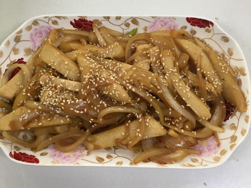 炒洋蔥 甜不辣