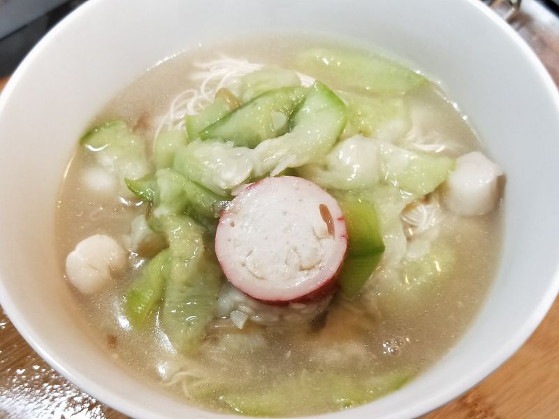 干貝絲瓜麵線