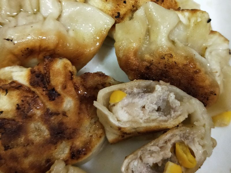 自製魚肉煎餃