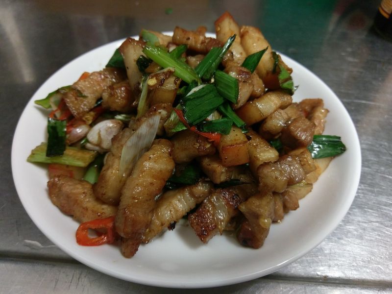 家常炒五花肉