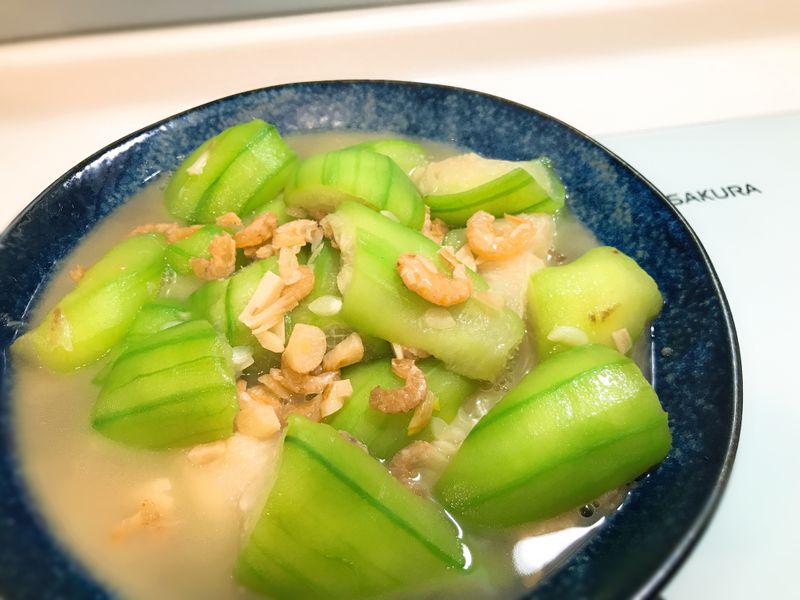 蒜蝦絲瓜