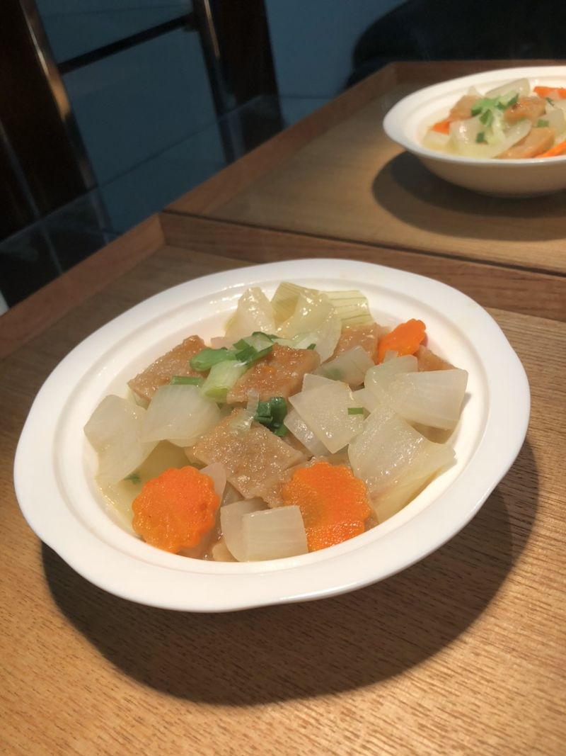 甜不辣炒洋蔥