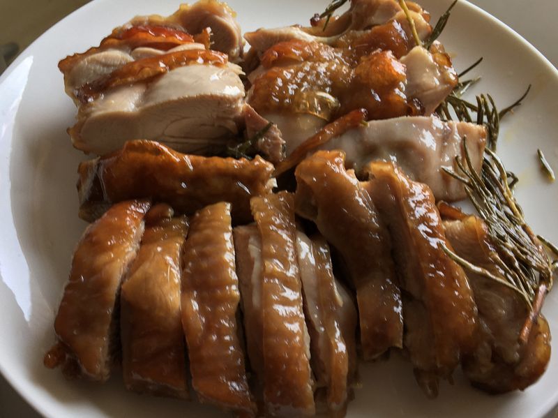烤去骨雞腿