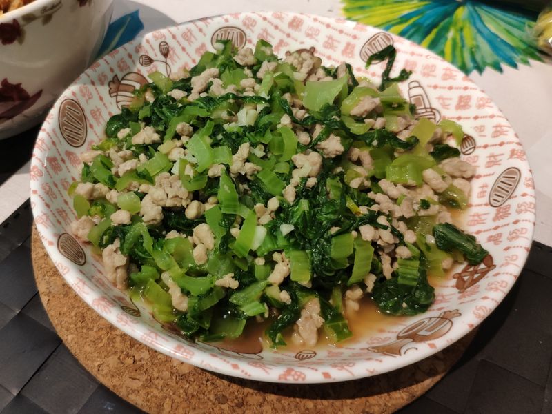 雪菜肉末