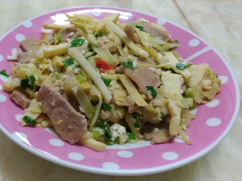 金沙鮮筍炒肉