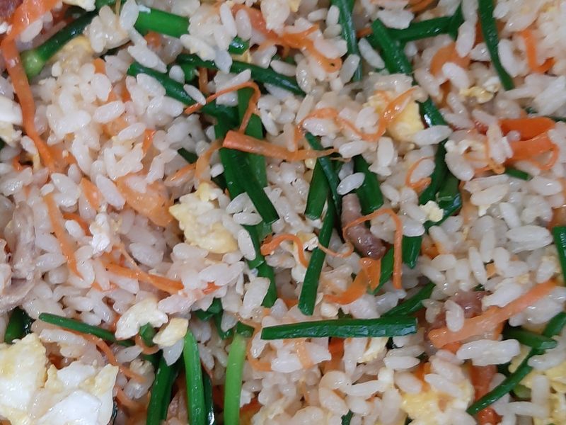 韭菜花炒飯