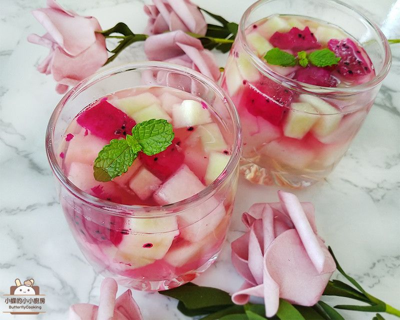 蜂蜜水果柚醋★低甜度健康冷飲♥