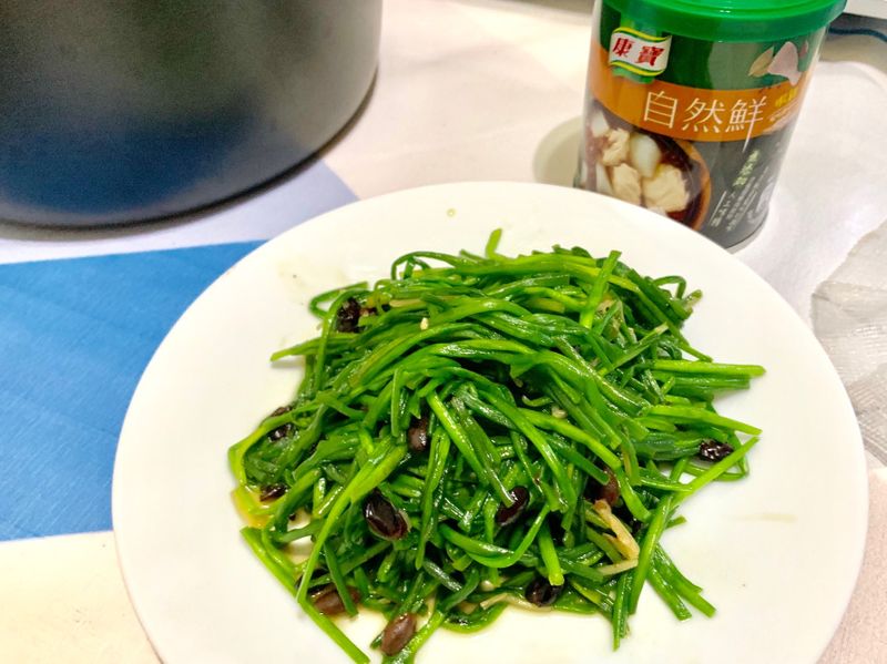 豆豉炒水蓮