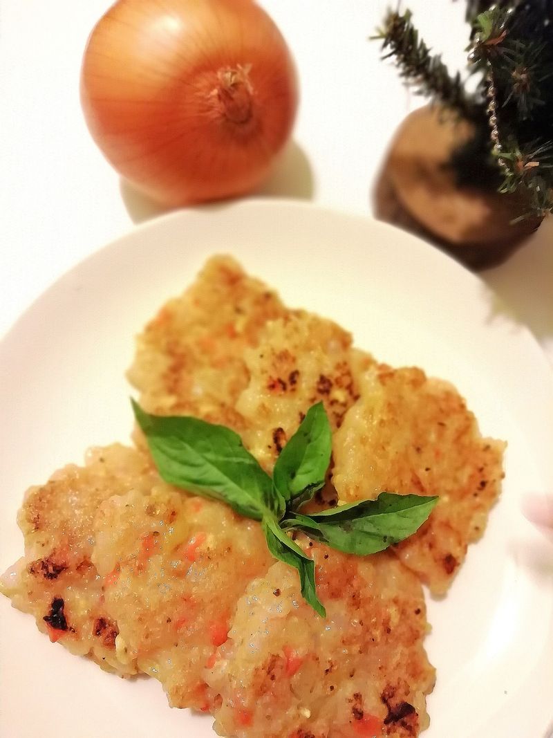 🦐香煎蔬菜蝦餅🦐