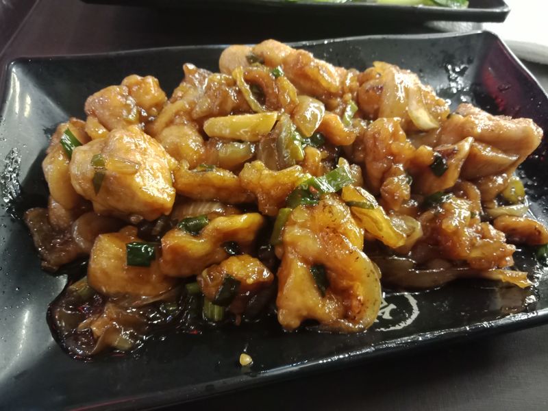 蔥燒雞腿肉