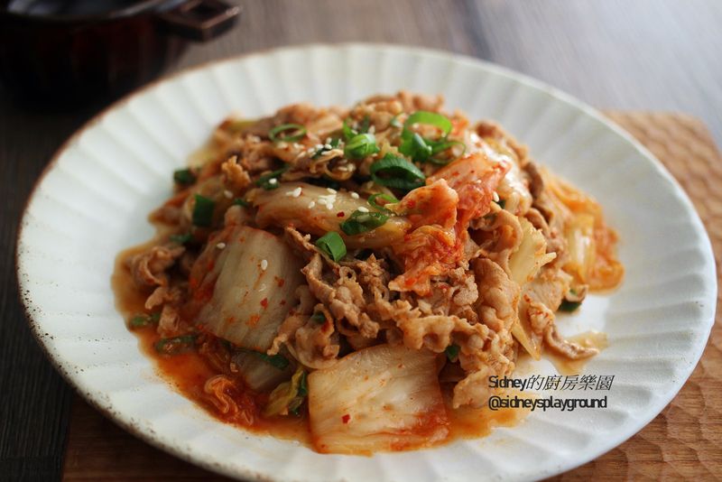 泡菜炒肉片