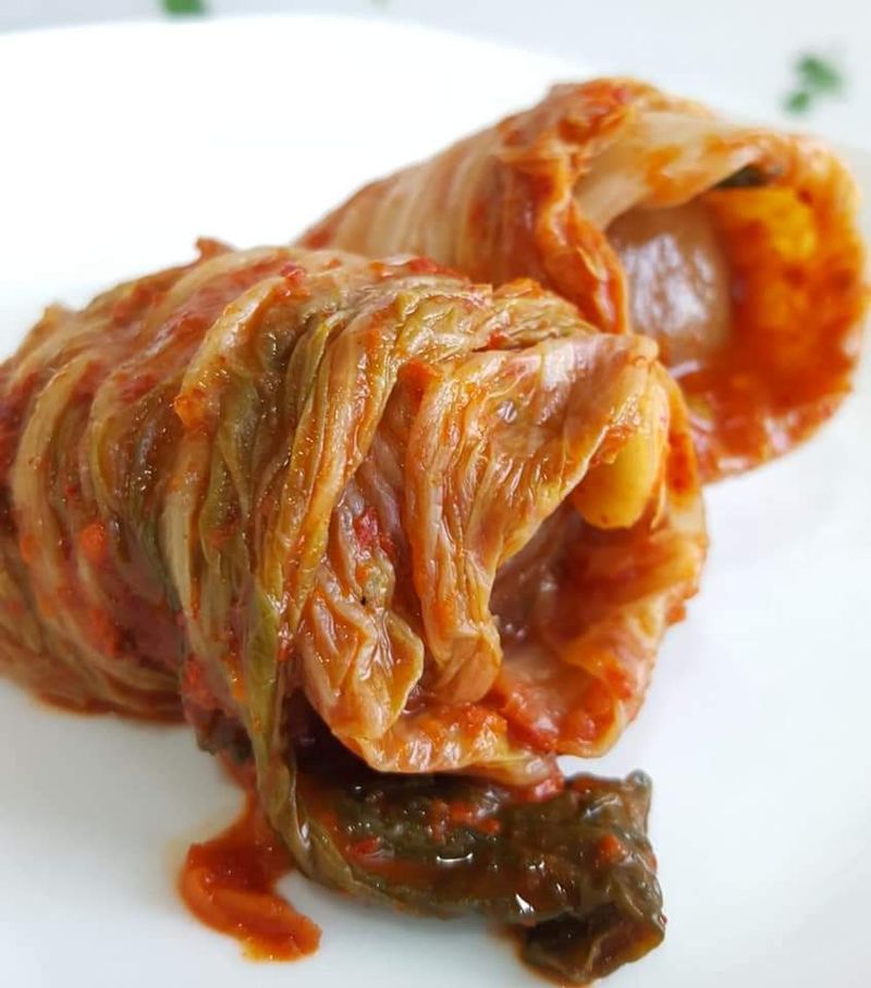 泡菜肉捲