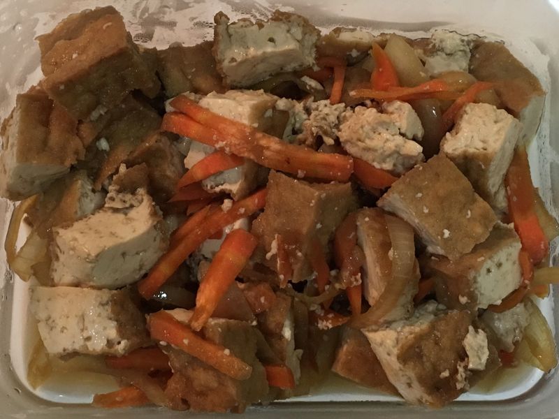 紅燒黃金豆腐